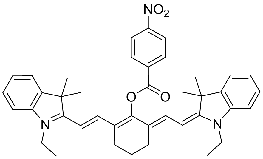 Near-infrared one-region nitroreductase fluorescent probe