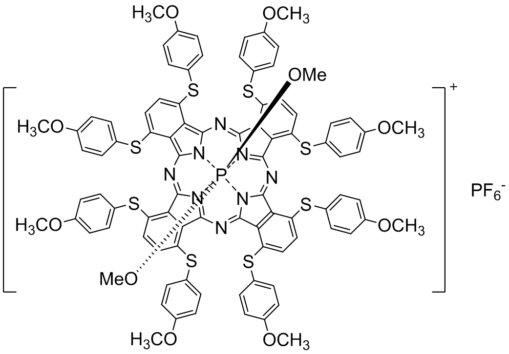 Near-infrared two-region phthalocyanine phosphor fluorescent dye PSOPc (em = 1020 nm)