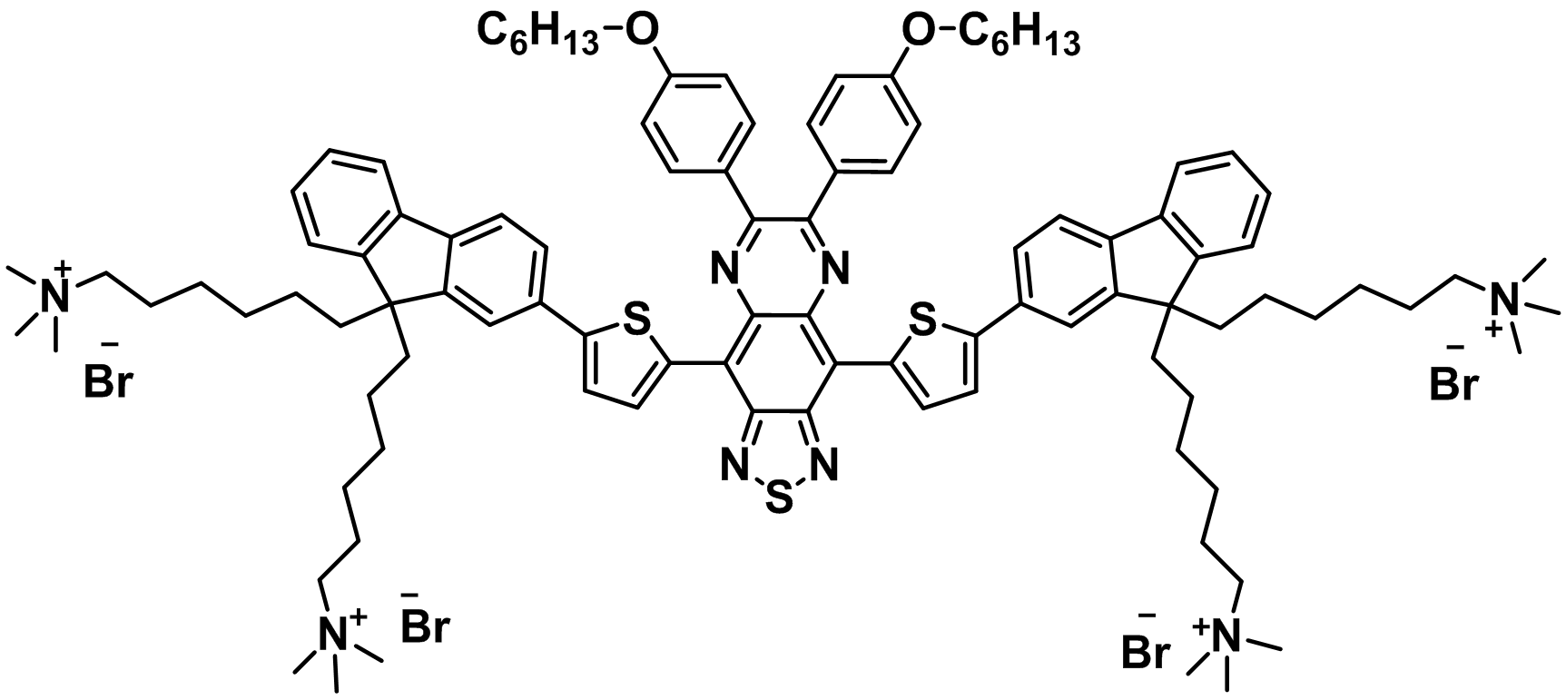 Near-infrared two-region fluorescent dye TTQF-Q (em = 983 nm)