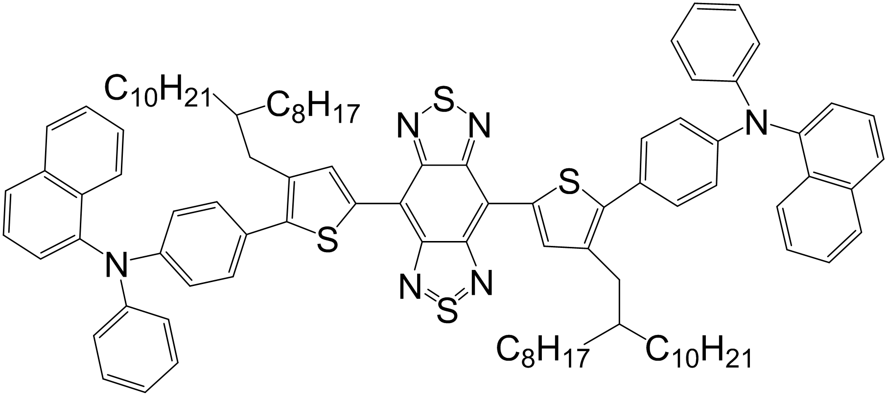 Near-infrared two-region fluorescent dye BBTDT-DPNA (em = 1100 nm)