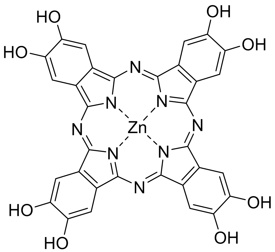 2,3,9,10,16,17,23,24-Octahydroxy-29H,31H-zinc phthalocyanine