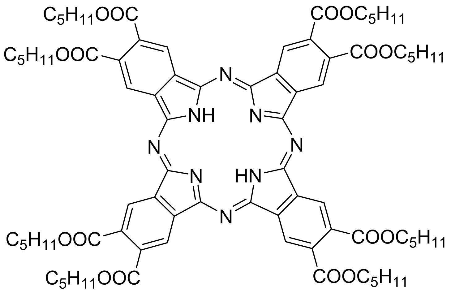 2,3,9,10,16,17,23,24-Octapentyl-29H,31H-phthalocyanine