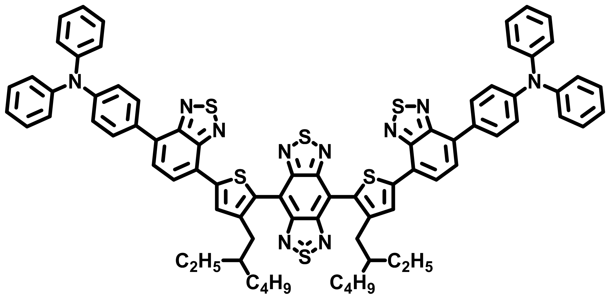 NIR two-region dye, BBTDTL-BT-TPA (em: 975 nm)