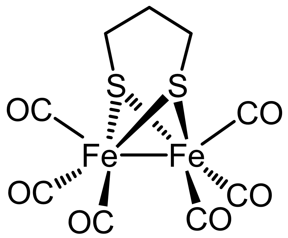 CO pre-drug, [Fe2(-SCH2CH2CH2S)(CO)6]