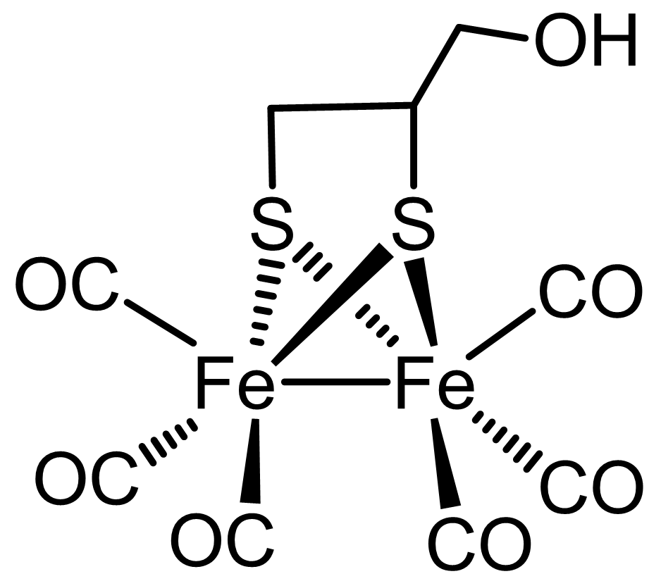 CO pre-drug, [Fe2{(-SCH2)-(-SCH)CH2OH}(CO)6]